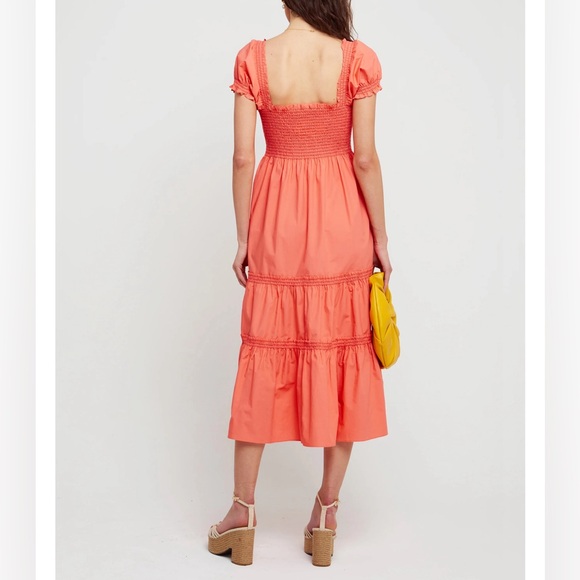 O.P.T Square Neck Smocked Maxi Dress - Picture 2 of 4